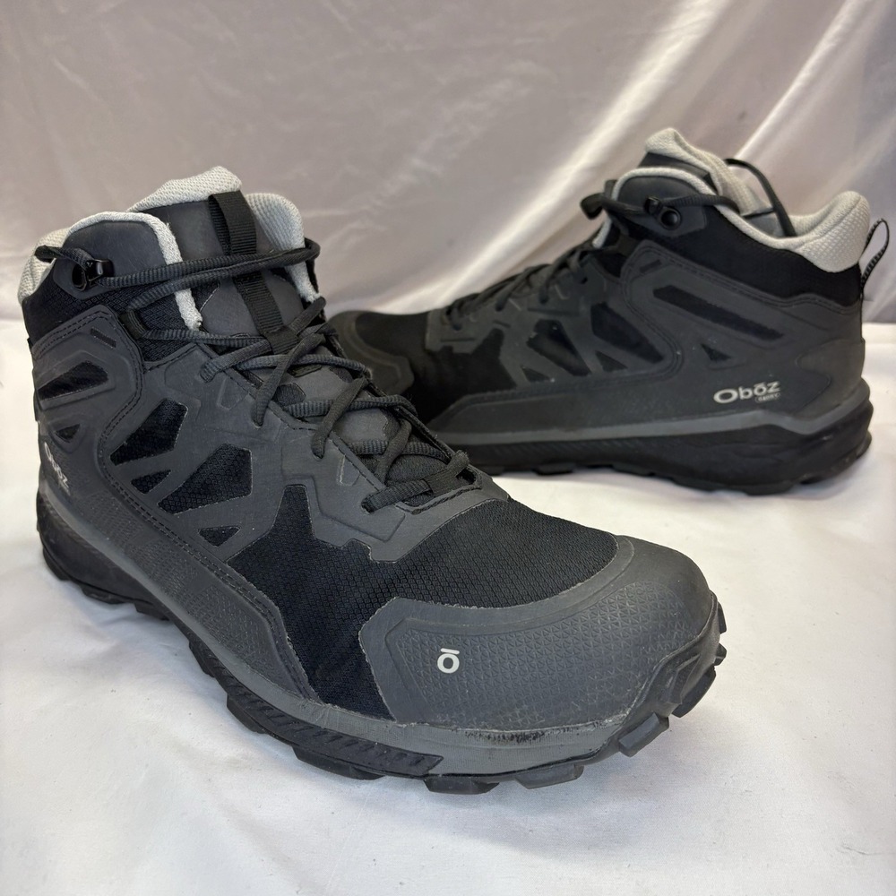 Oboz Men's Katabatic Mid B-DRY Waterproof Hiking Boot 14 Black Sea